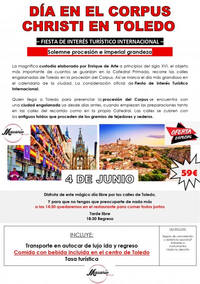 CORPUS CHRISTI EN TOLEDO 4 DE JUNIO